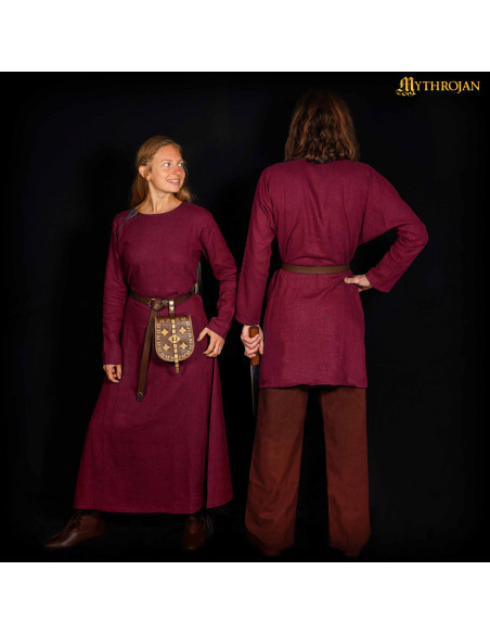 Túnica vikinga de linho modelo Erik,...