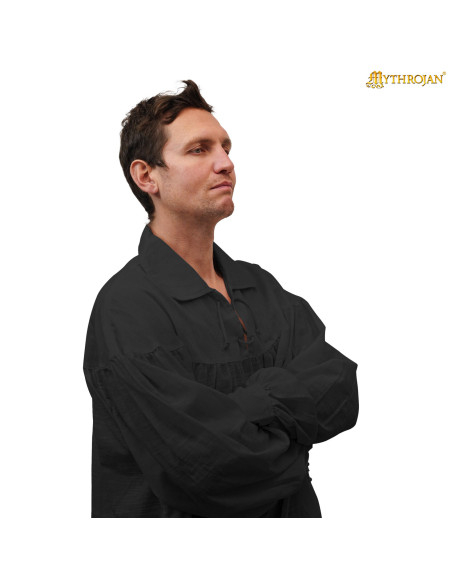 Camisa medieval de algodão modelo...