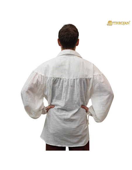 Camisa medieval de algodão modelo...