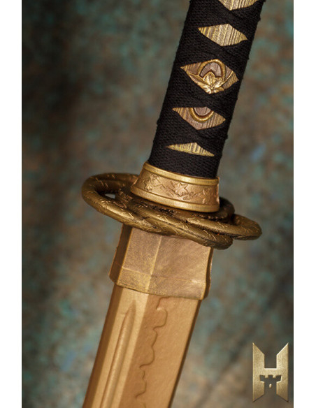 Katana Ryugan para LARP modelo Gold