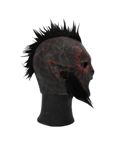Máscara carnal de Orc com cabelo