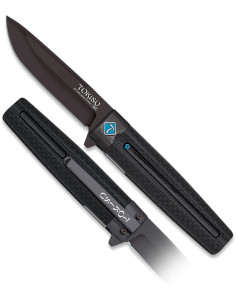 Canivete de campo modelo Tokisu D2, cor preto