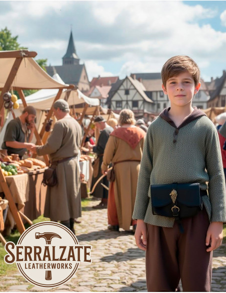 Bolsa medieval design lobo modelo Selena