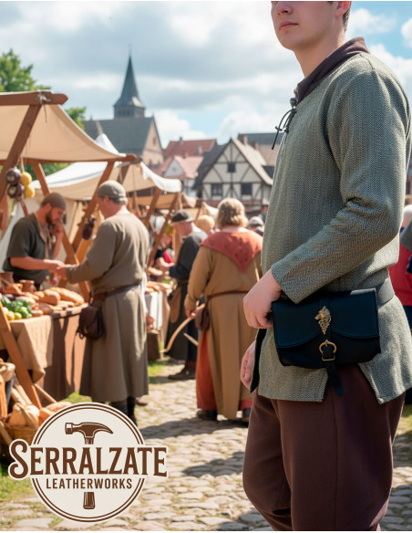 Bolsa medieval design lobo modelo Selena