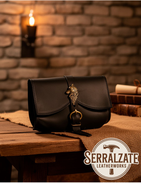 Bolsa medieval design lobo modelo Selena