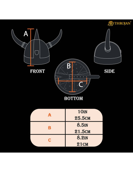 Capacete viking com chifres e chapa...