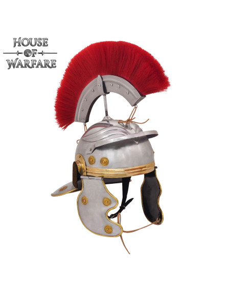 Capacete Imperial Gálico com crista,...