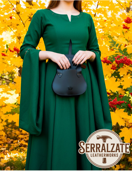 Bolsa medieval de couro modelo...