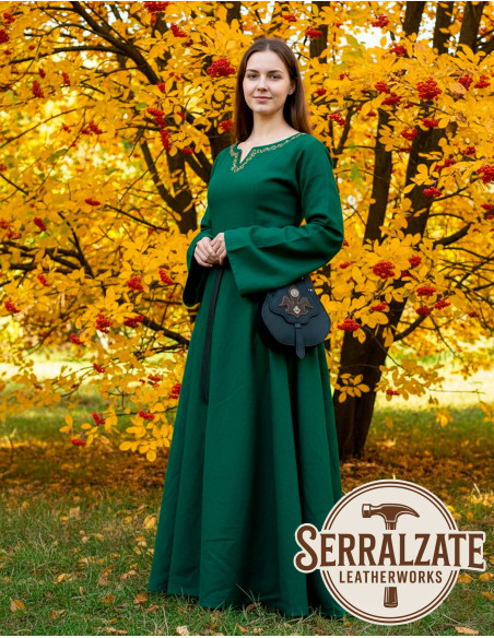 Bolsa medieval de couro modelo...