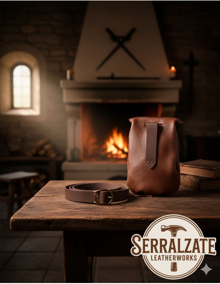 Bolso medieval guerreiro celta com...