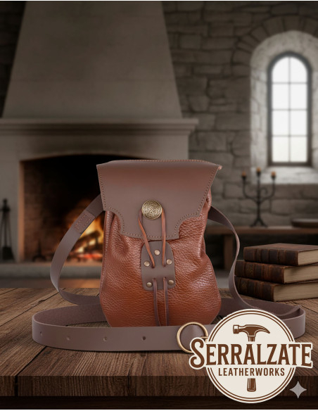 Bolso medieval guerreiro celta com...
