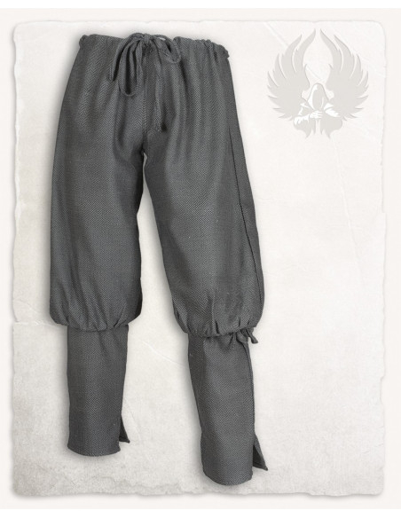 Calça medieval modelo Ketill cinza,...