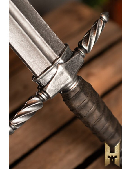 Espada Imperial curta acabamento aço...