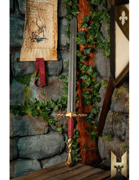 Espada Imperial curta com acabamento...