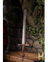 Espada medieval para LARP modelo Milanês, acabamento em bronze (91 cm).