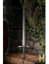 Espada medieval para LARP modelo Milanese, acabamento prateado (91 cm.)
