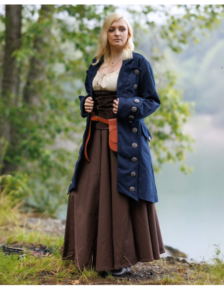 Casaco medieval Pirata modelo Capitão...