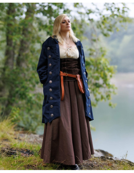 Casaco medieval Pirata modelo Capitão...