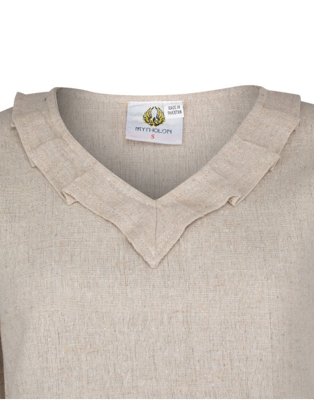 Blusa medieval de algodão modelo...