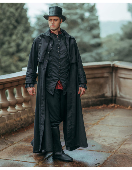 Casaco medieval modelo Kondor, cor preta