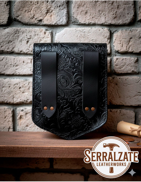 Bolsa medieval para cinto repuxado...