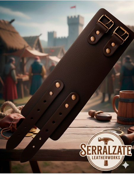 Pulseira medieval ajustável de...