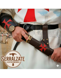 Tahalí Cruzado em Couro marrom: Desencadeie o espírito... 2