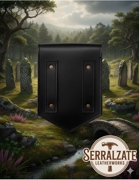 Bolsa medieval de couro modelo...