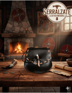 Bolsa Vikinga de Chifre de Gjallarhorn para Cintura, cor...
