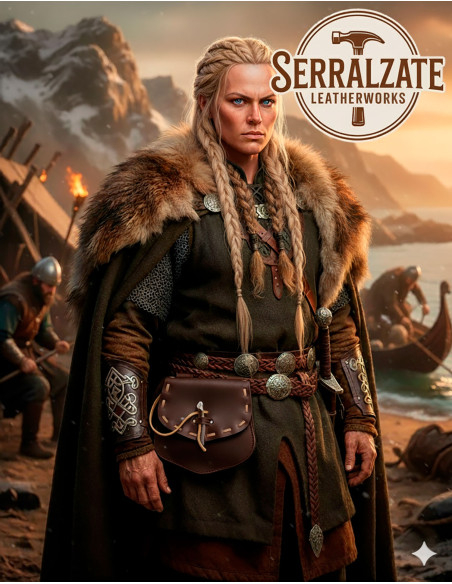 Bolsa vikings com chifre de...