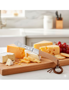 Canivete de campo Albainox modelo quesera, lâmina de 9 cm.