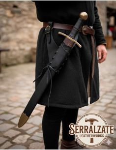 Tahalí porta espadas Badulf ajustável - Preto 2