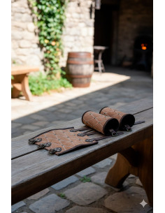 Braceletes medievais Suffolk - Marrom