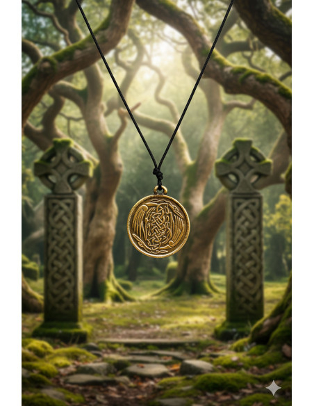 Pingente Asas Celtas - Dourado
