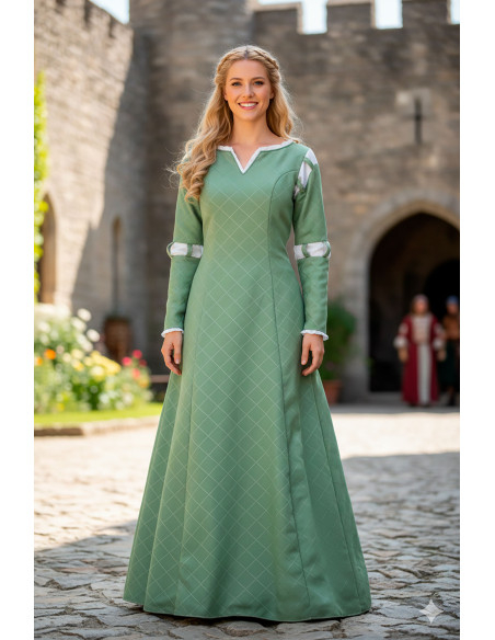 Vestido medieval Mérida - Verde