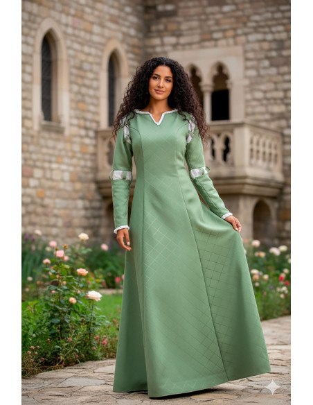 Vestido medieval Mérida - Verde