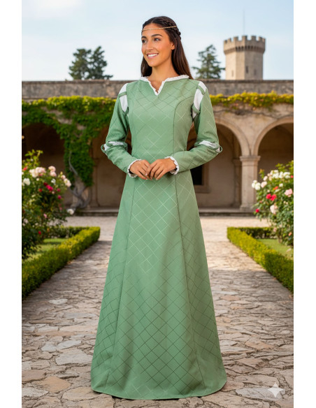 Vestido medieval Mérida - Verde