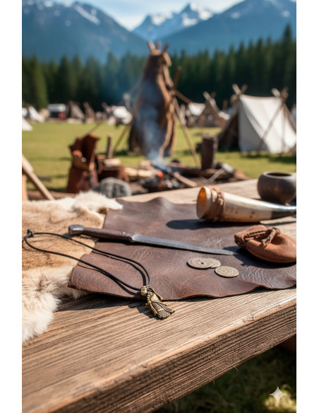 Pingente Valkyria Nórdica - Dourado