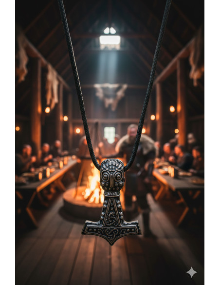Pingente Viking Sagrado Mjolnir