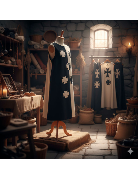 Túnica de linho cruzado