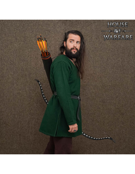 Carcaje medieval de couro para...