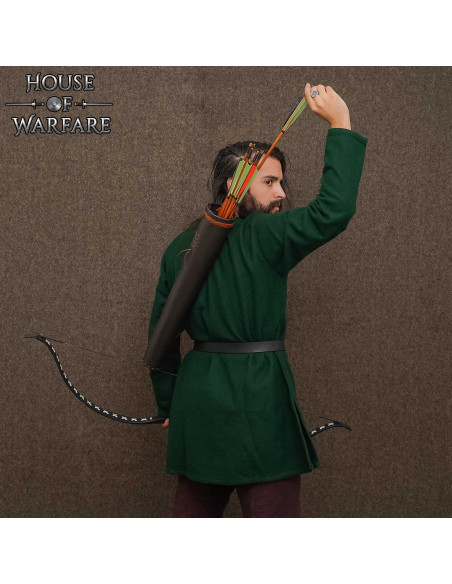 Carcaje medieval de couro para...