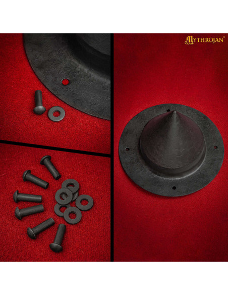 Umbu medieval para escudo germânico,...