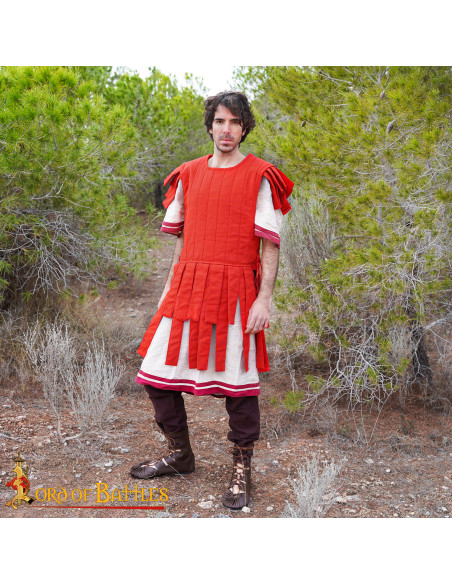 Colete romano acolchoado em algodão,...