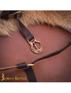 Fivela medieval pequena em bronze para cinto 2