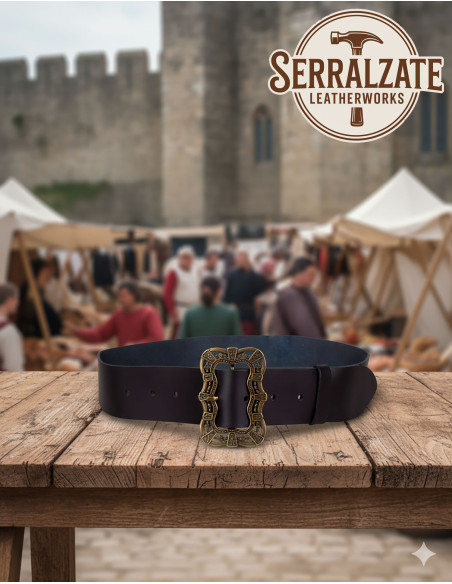 Cinturão medieval Lux - Preto