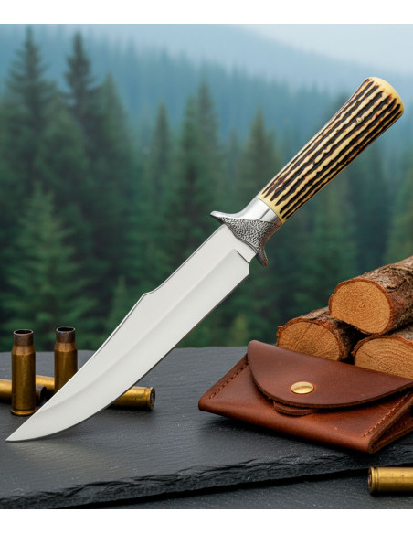 Faca de caça SCK com bainha,...