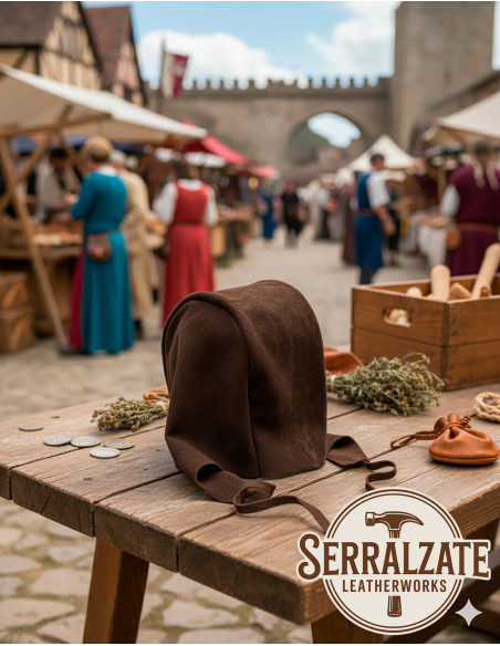 Crespina medieval explorador - Marrom...