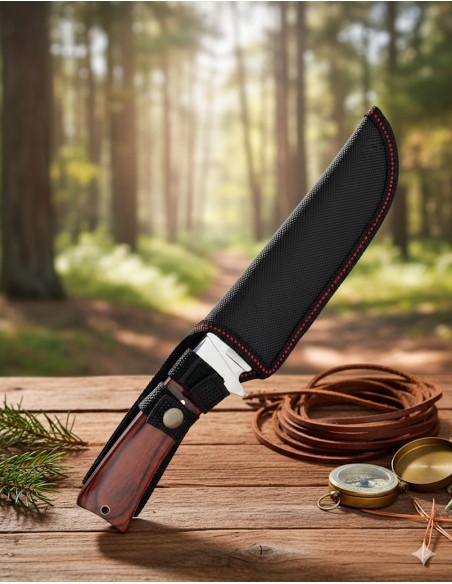 Faca de caça SCK com bainha de nylon...