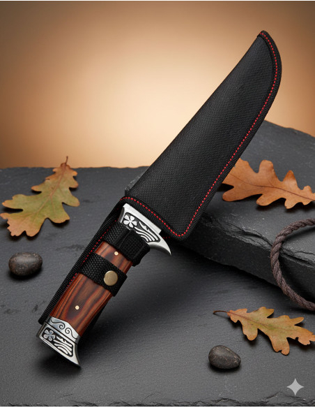 Faca de caça SCK com bainha de nylon...